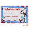 Dr. Seuss Cat In The Hat Certificate Pack