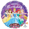 Disney Princesses Happy Birthday Sing-A-Tune Foil Balloon