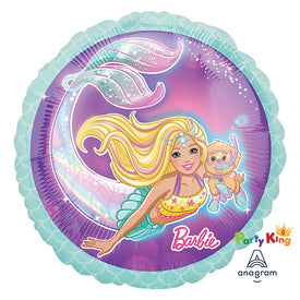 Barbie Mermaid Standard 45cm Foil Balloon