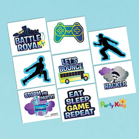 Battle Royal Tattoos Stickers Favor