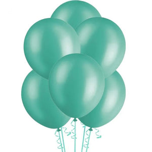 Pearl Teal Colour Balloon 10” 15pc