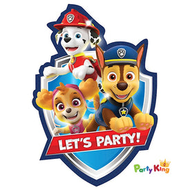Paw Patrol Adventures Postcard Invitations