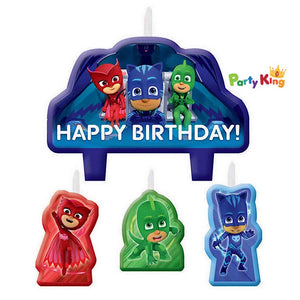 PJ Masks Happy Birthday Candle Set