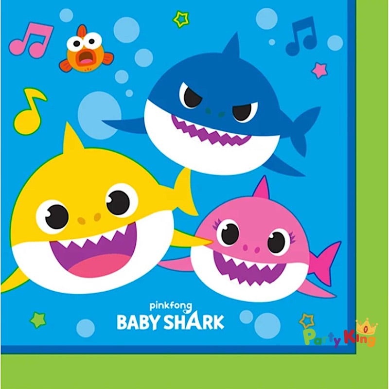 Baby Shark Beverage Napkins