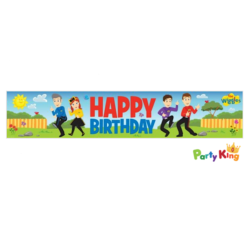 Wiggles Plastic Banner