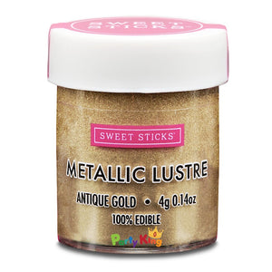Metallic Lustre Antique Gold Sweet Sticks