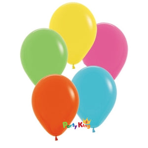 Sempertex Tropical Assorted 11” Latex Balloon 25pk