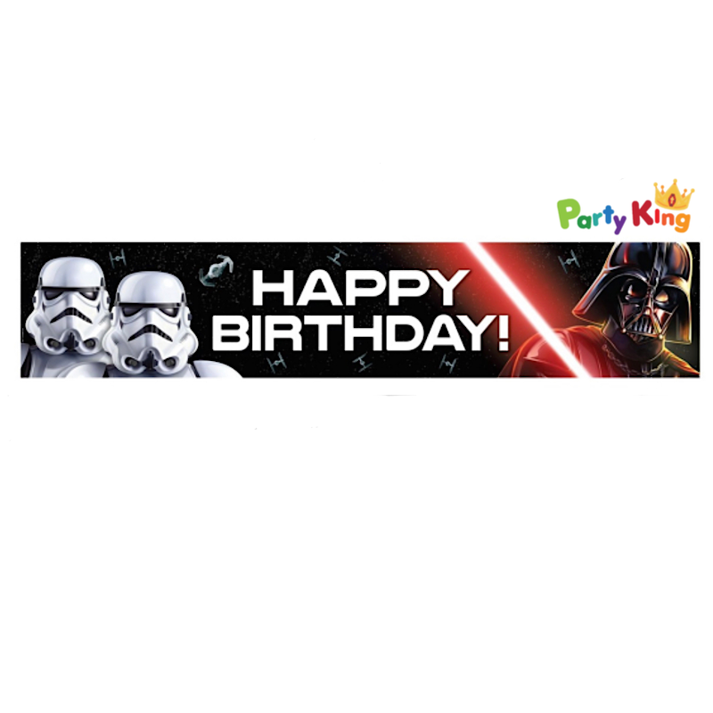 Star Wars Classic Plastic Banner