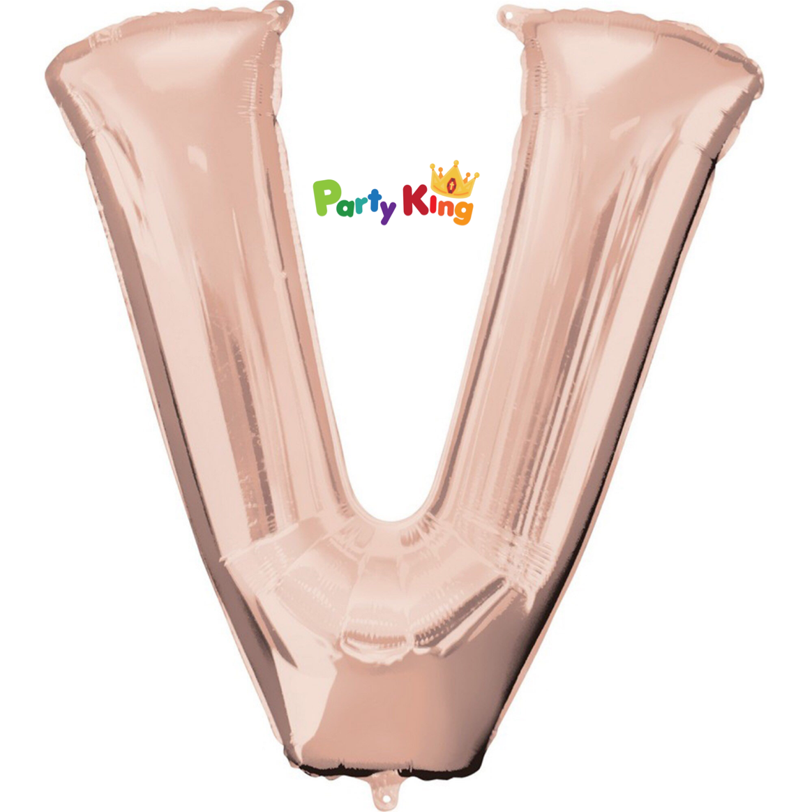 Rose Gold Letter “V” Foil Balloon 16” (35cm)