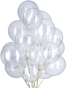 Standard Clear Colour Balloon 10” 15pc
