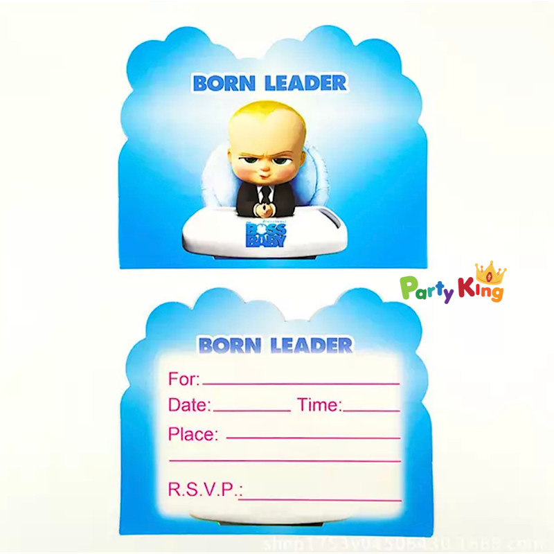Boss Baby Invitations