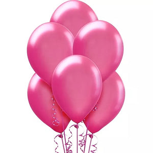 Pearl Hot Pink Colour Balloon 10” 15pc