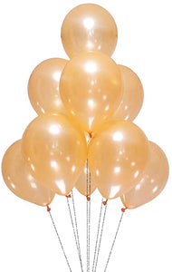 Pearl Champagne Colour Balloon 10” 15pc