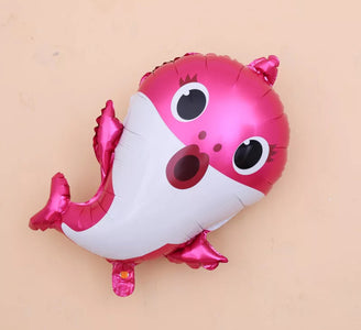 Pink Shark Jumbo Shape Foil Balloon
