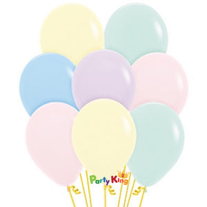 Sempertex Pastel Matte Assorted 5” Latex Balloon 50pk