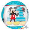 Mickey 1st Birthday Clear Orbz XL Balloon
