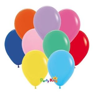 Sempertex Fashion Assorted 5” Latex Balloon 50pk