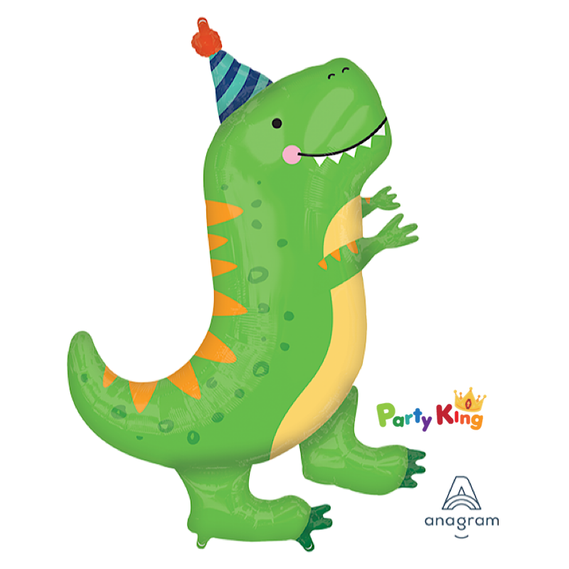 Dino-Mite Party Dinosaur T-Rex Super Shape Foil Balloon