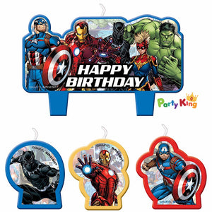 Avengers Powers Unite birthday Candle Set