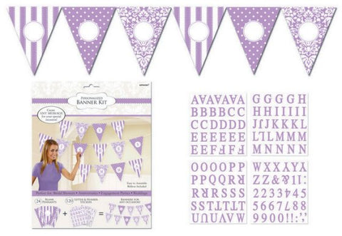 Personalised Banner Lilac