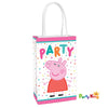 Peppa Pig Confetti Party Paper Kraft Bags