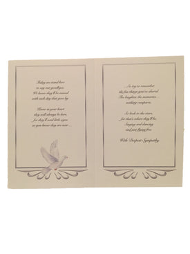 With Deepest Sympathy Cross Party