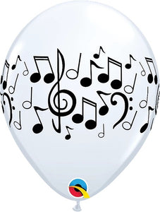 Music Note Latex Balloon