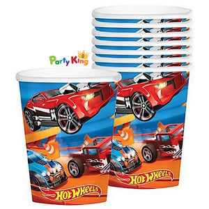 Hot Wheels Wild Racer 266ml Paper Cups