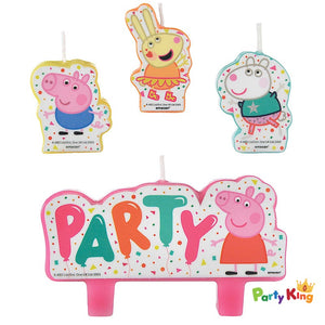 Peppa Pig Confetti Party Candle Set