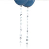 Blue - Mix It Up Balloon Tails Happy Birthday Silver