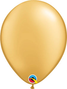 Qualatex Metallic Gold 11” Latex Balloon