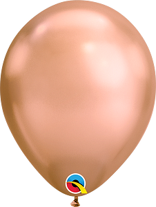 Qualatex Chrome Rose Gold 5” Latex Balloon