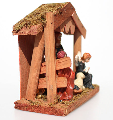 Image of Nativity Scene With Angle