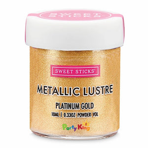 Metallic Lustre Platinum Gold Sweet Sticks