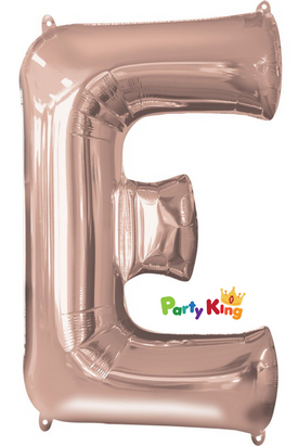 Rose Gold Letter “E” Foil Balloon 16” (35cm)