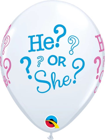 Image of He? Or She? Latex Balloon