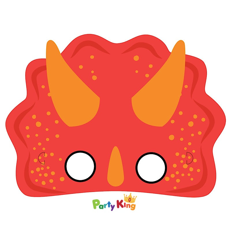 Dino-Mite Party Dinosaur Paper Masks