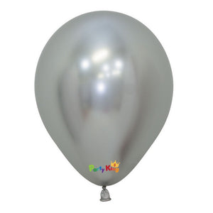 Sempertex Metallic Reflex Silver 5” Latex Balloon