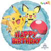 Pokémon Happy Birthday Standard 45cm Foil Balloon
