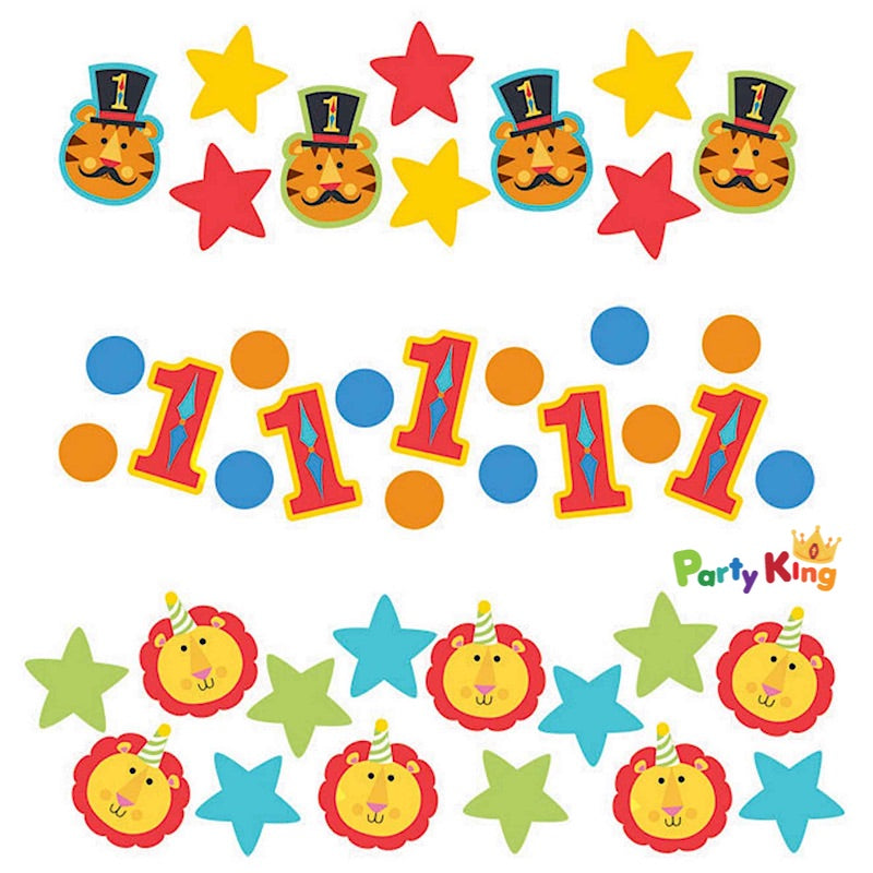 1st Birthday Circus Confetti