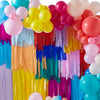 Brights - Mix It Up Backdrop Kit Layered Streamers & Balloon Arch Brights Balloon Garland