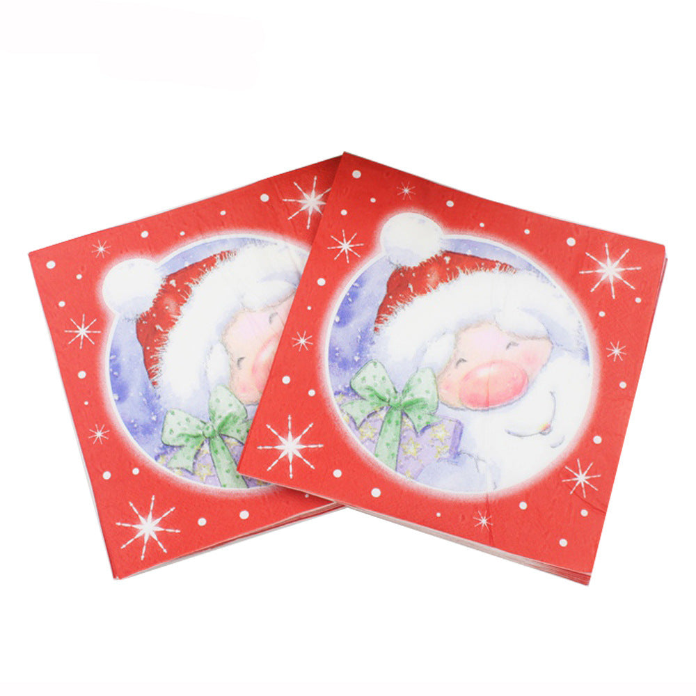 Christmas Napkin 2ply 20pc