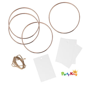 A Touch Of Pampas Place Card Metal Hoop