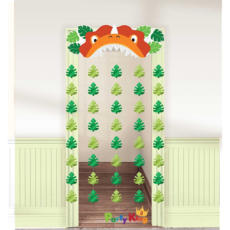 Dino-Mite Party Dinosaur Door Curtain