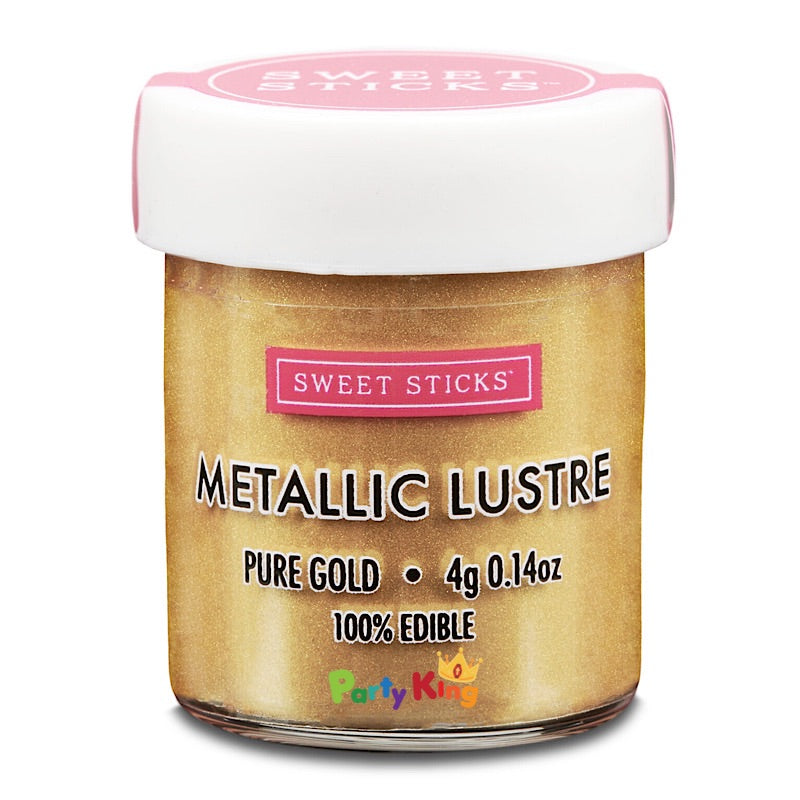Metallic Lustre Pure Gold Sweet Sticks