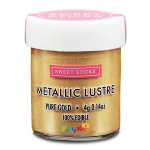 Metallic Lustre Pure Gold Sweet Sticks