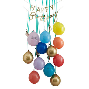 Brights - Mix It Up Balloon Door Kit Happy Birthday Bright Foiled