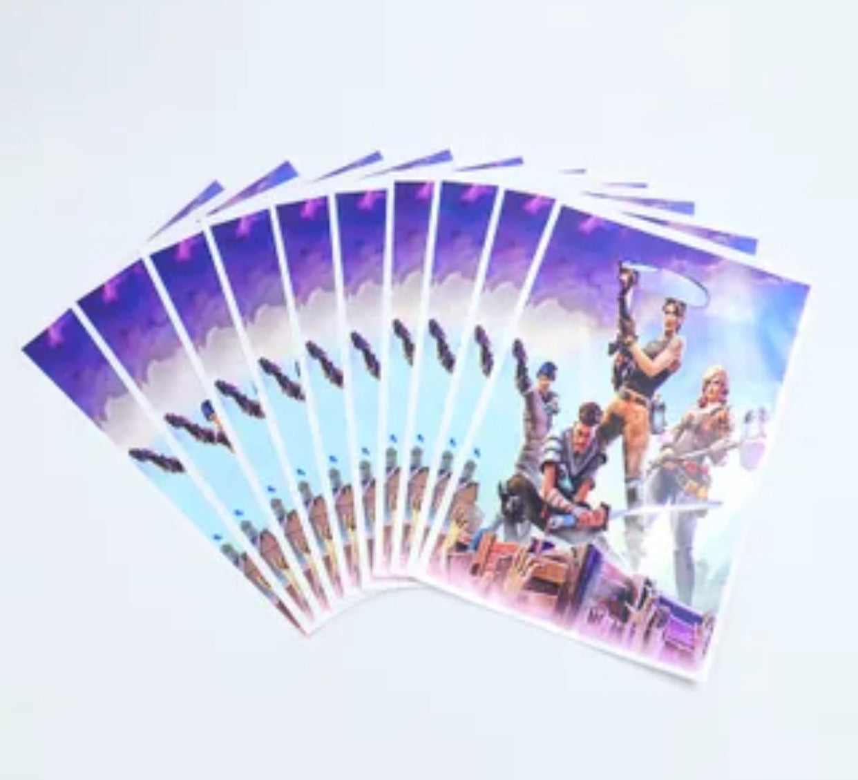 Battle Royal Purple Design Plastic Loot Bags