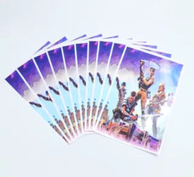 Battle Royal Purple Design Plastic Loot Bags