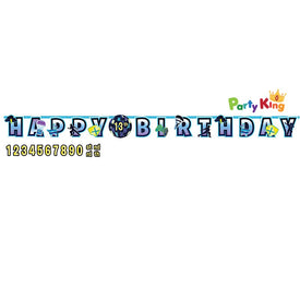 Battle Royal Jumbo Happy Birthday Add-an-age Banner